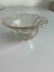 VASO MURANO EM VIDRO INCOLOR COM DOURADO - comprar online