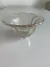 VASO MURANO EM VIDRO INCOLOR COM DOURADO - comprar online