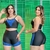 conjunto fitness - short longo e top - Azul