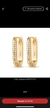 Argollitas Maxi cuadradas - comprar online