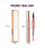 O.TWO.OEyeliner Mascara impermeável de longa duração Black Liquid Eyeliner Qu - comprar online