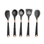 Conjunto de mobília de cozinha material silicone, damasco, preto, sem machucar