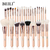 Conjunto de pincéis de maquiagem BEILI-Pink, Alta Qualidade, Pó, Fundação, B - loja online