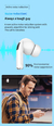 Imagem do Xiaomi-Fones De Ouvido Mijia Sem Fio Com Cancelamento De Ruído Auricular De Som