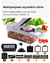 Imagem do Cozinha Multiuso Processador de Vegetais e Frutas Máquina de corte vegetal mult