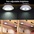 3W Regulável COB Sob Luz Do Armário LED Luz Da Noite Luz Do Armário Botão St na internet
