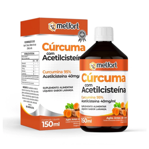 CURCUMA COM ACETILCISTEINA 150 ML MELFORT