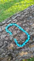 Chocker pedras naturais azuis na internet