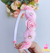 TIARA/ARQUINHO POMPONS + FLORES + MANTA DE STRASS - loja online