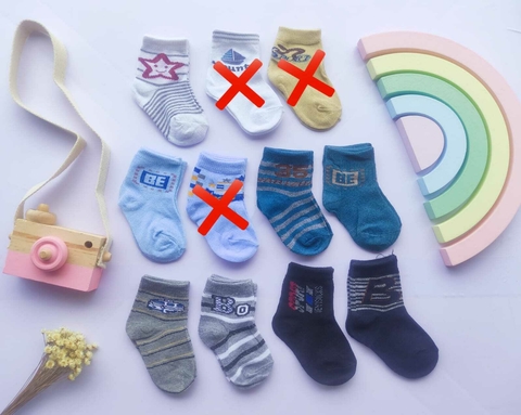 MEIAS MENINO (3 PARES POR R$ 12,00)