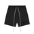 Shorts Essentials Fear Of God "Jet Black" Preto