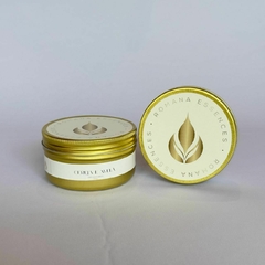 Vela Cereja e Avelã 90g - Cor Dourado