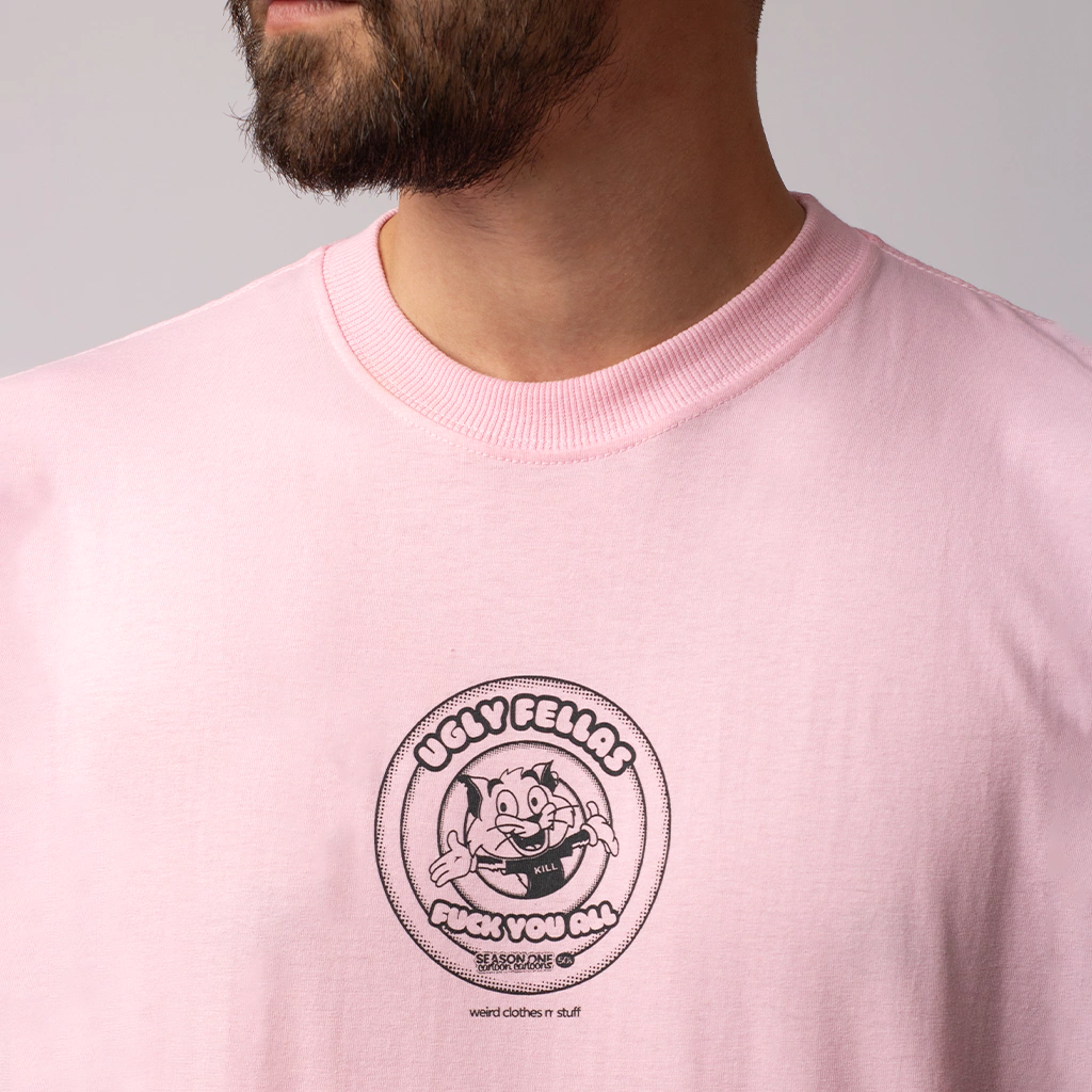 Camiseta Tunes 50s Rosa