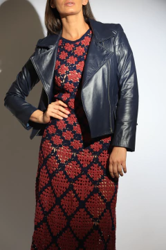 Jaqueta Biker - Lu Giannini Moda Couro