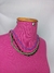 Choker miçangas douradas