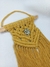 Mini Painel Macramé Mostarda - Cacau Store