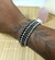 Pulseira Dots Níquel&Grafite - loja online