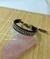 Pulseira Black Couro