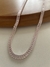 Colar Riviera retangular Rosa - comprar online