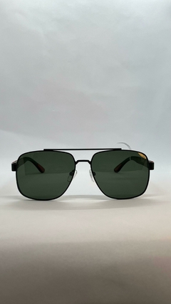 Óculos De Sol Lion Polarizado - Nuncio Preto Lente Verde - 00064319990 - LION