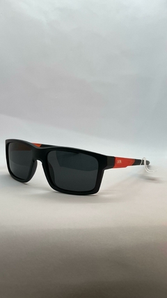 Óculos De Sol Lion Polarizado - Salma Preto Detalhe Vermelho - 00059318990 - comprar online