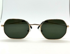 Óculos de Sol Orlando Octogonal - Verde com Dourado 7616590 - comprar online