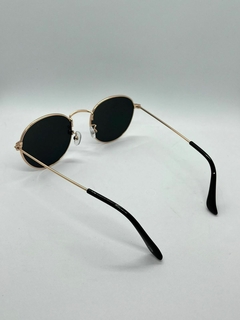 Óculos de Sol Zurique Lion Redondo - Verde com Dourado - comprar online