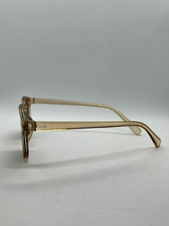 Óculos de Sol Pequim Lion - Rosê Transparente 6315990 - comprar online