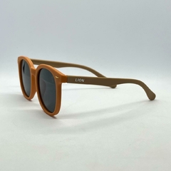 Óculos de Sol Infantil Áurea Polarizado Lion - Flexível - Laranja 10809290