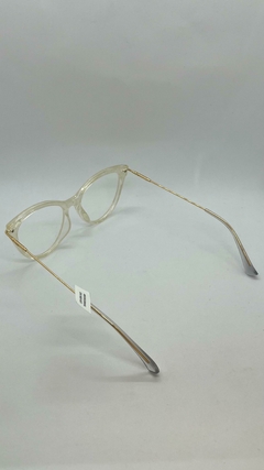 Armação óculos de grau - Lion Enzi - Dourado/Branco 33818390 na internet