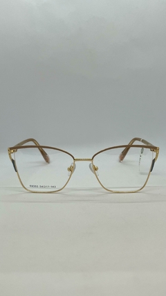 Armação óculos de grau - Lion Aimê - Dourado/Rosa 28719990 - comprar online