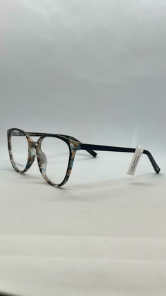 Armação óculos de grau - Lion Bet - Azul com detalhes 35318390