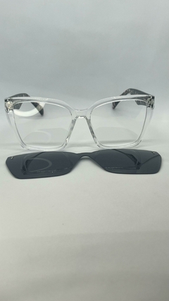 Armação Óculos grau Clipon - Lion Becera Transp Tartaruga 00055226790 - comprar online