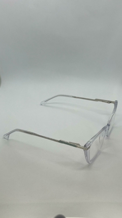 Armação Óculos de Grau - Lion Colun Transparente Detalhe de Metal - 00052724690