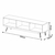 Rack Classic de 1,80m com 3 Gavetas Off White e Nature - Imcal - comprar online