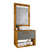 Conjunto de Gabinete para Banheiro Zenit Com Espelharia E Cuba - comprar online