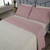 Kit Colcha Cobre Leito Casal Com 3 Peças Sherpa Matelado 180 Fios