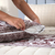 Kit 5 Pçs Peseira Com Almofadas Grécia Jacquard Queen
