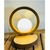 Luminaria de Mesa Arc Wood com Globo de Vidro - comprar online