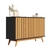 Buffet Aparador 3 Portas Ripado Mdf Juçara 135x83cm - Monê Moveis & Design Ltda.