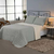 Kit Colcha Cobre Leito Queen Com 3 Peças Sherpa Matelado 180 Fios na internet