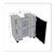 Gabinete Para Banheiro Com Porta e Rodízios Branco/Ripado Pequin - comprar online