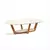 Mesa De Centro Elegance 120x68cm Elegance Sala Recepção - loja online