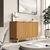 Buffet Aparador 3 Portas Ripado Mdf Juçara 135x83cm - Monê Moveis & Design Ltda.