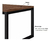 Mesa De Centro Sala Industrial 80x40 Mdf Carmin Pés De Ferro na internet