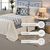 Kit 5 Pçs Peseira Com Almofadas Grécia Jacquard Queen - loja online