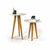 Kit 2 Mesas Laterais 4202 Pés em Pinus - Branco Off White - loja online