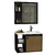 Conjunto Gabinete com Espelheira e Cuba P/ Banheiro - Adonis - Monê Moveis & Design Ltda.