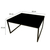 Mesa de Centro com Tampo em MDF para Sala com Pés de Ferro 60cm x 40cm na internet