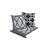 Kit 5 Pçs Peseira Com Almofadas Grécia Jacquard King na internet